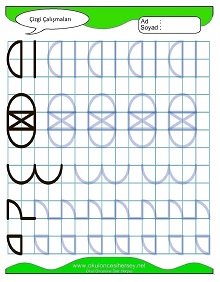 Çizgi Çalışma Sayfaları